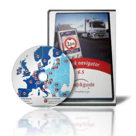 Map & Guide Truck Navigator 6.5 PC (2011) навигационный комплекс для дальнобойщиков.