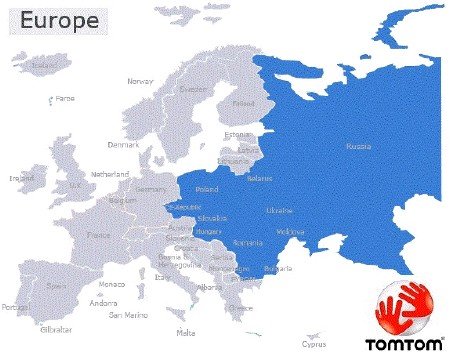Карты Европы для iGO TomTom (Tele Atlas) R3 2011.Q4 от 12.2011