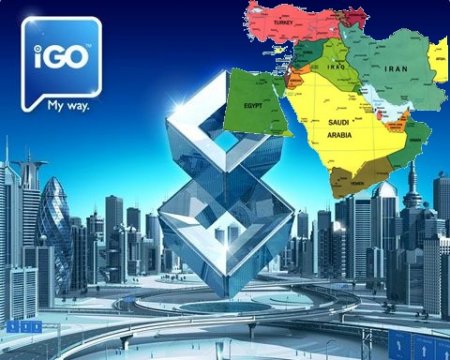 Карты стран Ближнего Востока для программ gps навигации iGO