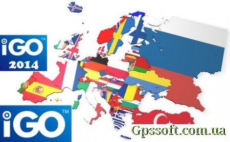 Карты iGo 2014.Q1 HERE  (NavTeq) Европа