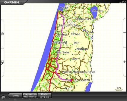   Garmin City Navigator Israel 2012.40 NT