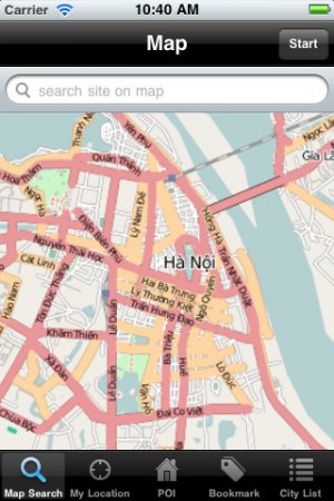 GPS    Vietnam Map  iPhone
