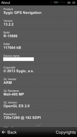 Sygic 13.2.2  Android + Navteq 2012.09 truck + Teleatlas 2013.06