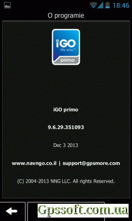 iGO Primo 2.4  ANDROID ( 9.6.29.351093  03 Dec 2013)